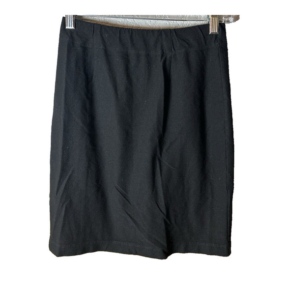 Eileen Fisher Mini Pencil Skirt Womens Sz L Pull On Stretch Businesscore Office - Picture 1 of 5